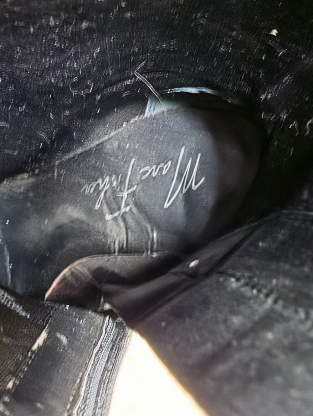 Marc Fisher Y2k Black Leather Boots - Picture 7 of 8